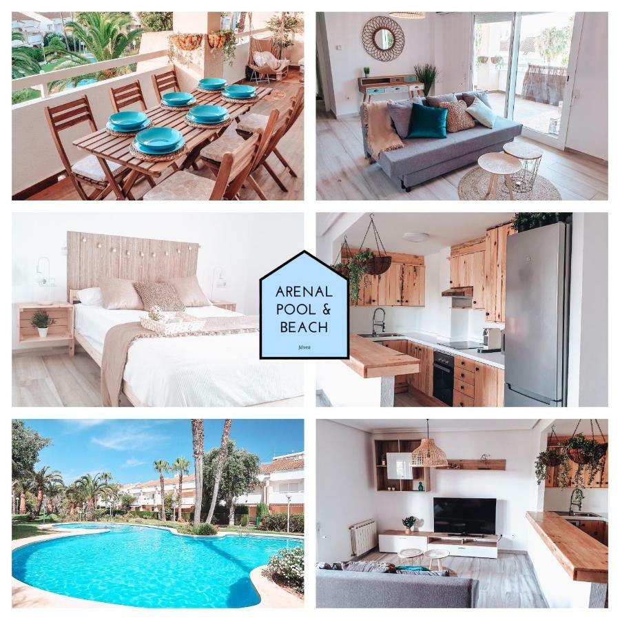 Apartamento Arenal pool&beach Jávea a 1 calle de la playa del Arenal Esterno foto
